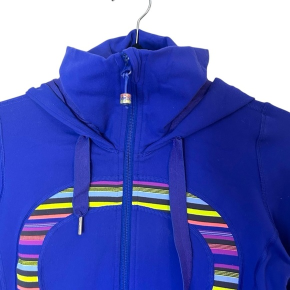 Lululemon Stride Jacket- Full Zip High Collar Hooded Athletic Jacket- Size 4 - Picture 4 of 10